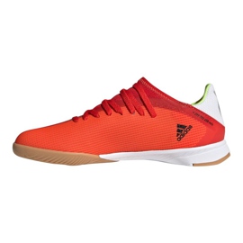 Adidas X Speedflow.3 Jr FY3314 futballcipőben sokszínű narancs és vörös 1 Adidas X Speedflow.3 Jr FY3314 futballcipőben sokszínű narancs és vörös 1