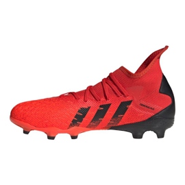 Adidas Predator Freak.3 Fg M FY6279 futballcipő piros narancs és vörös 1 Adidas Predator Freak.3 Fg M FY6279 futballcipő piros narancs és vörös 1