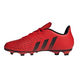 Adidas Predator Freak.4 FxG Jr FY6322 futballcipő piros narancs és vörös 1