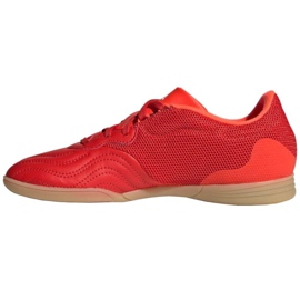 Adidas Copa Sense.3 In Sala Jr FY6157 futballcipő piros narancs és vörös 1 Adidas Copa Sense.3 In Sala Jr FY6157 futballcipő piros narancs és vörös 1
