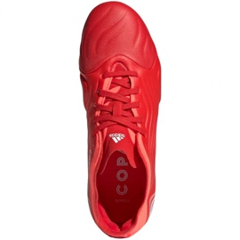 Adidas Copa Sense.1 Fg Jr FY6160 futballcipő piros narancs és vörös 1