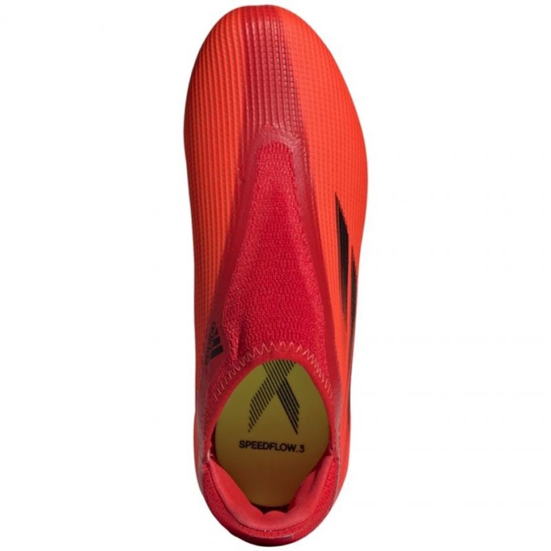 Adidas X Speedflow.3 Fg Ll Jr FY3257 futballcipő sokszínű narancs és vörös 1 Adidas X Speedflow.3 Fg Ll Jr FY3257 futballcipő sokszínű narancs és vörös 1