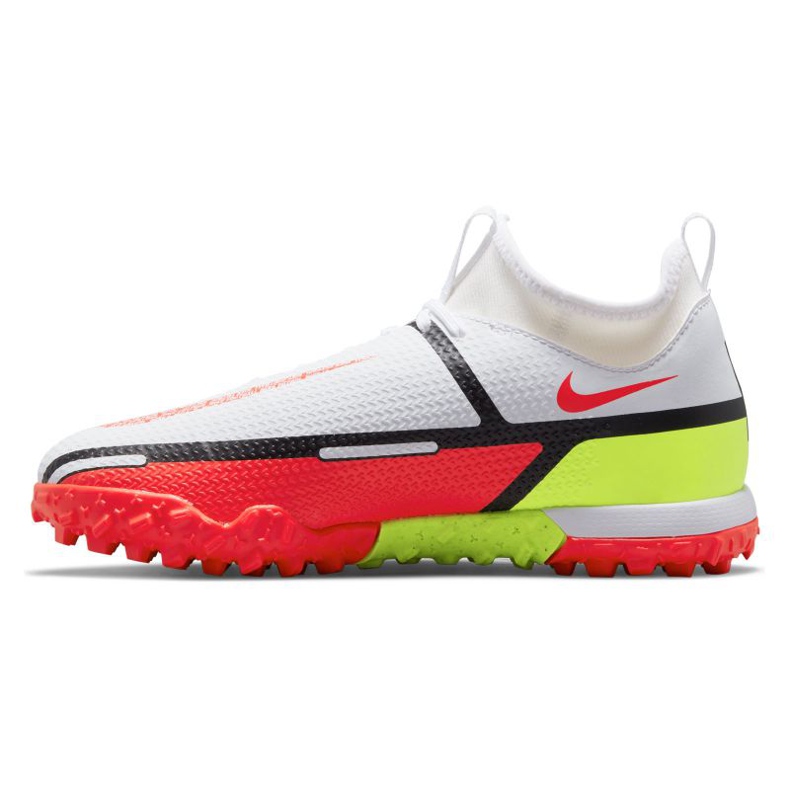 Nike Phantom GT2 Academy Df Tf Jr DC0818-167 futballcipő sokszínű fehér 1