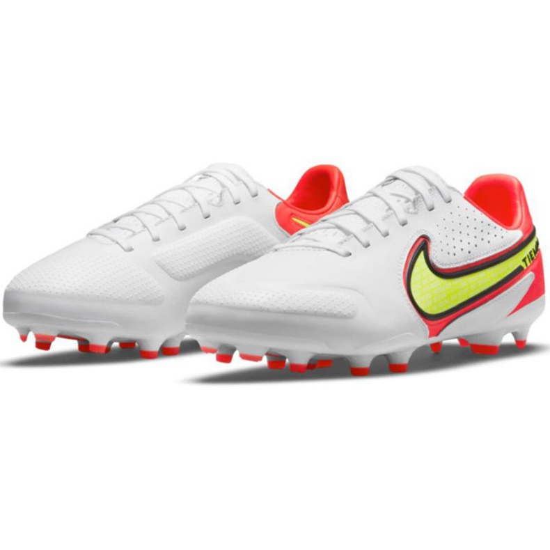 Nike Legend 9 Pro Fg Jr DA1335 176 futballcipő fehér piros fehér 1