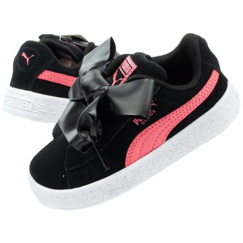 Puma Suede Heart Jewel Jr 370570 02 fekete 1