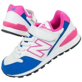 New Balance Jr YV996DC cipő fehér kék rózsaszín 1