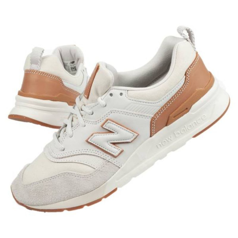 New Balance M CM997HAF cipő bézs fehér barna 1
