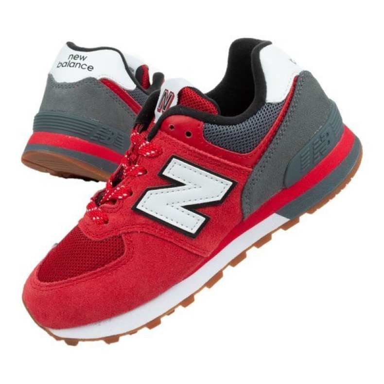 New Balance Jr PC574ATG cipő fekete piros szürke 1