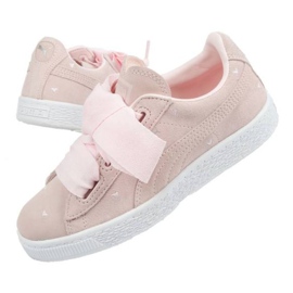 Puma Suede Heart Jr 365136 03 rózsaszín 1