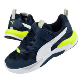 Puma X-Ray Jr 374395 21 cipő fekete sötétkék 1