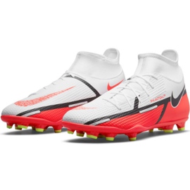 Nike Phantom GT2 Club Dynamic Fit FG / MG M DC0819 167 futballcipő sárga, fehér, többszínű fehér 1