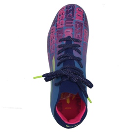 Adidas X Speedflow Messi.1 Fg Jr FY6929 futballcipő sötétkék, lila, kék, tarka kék 1