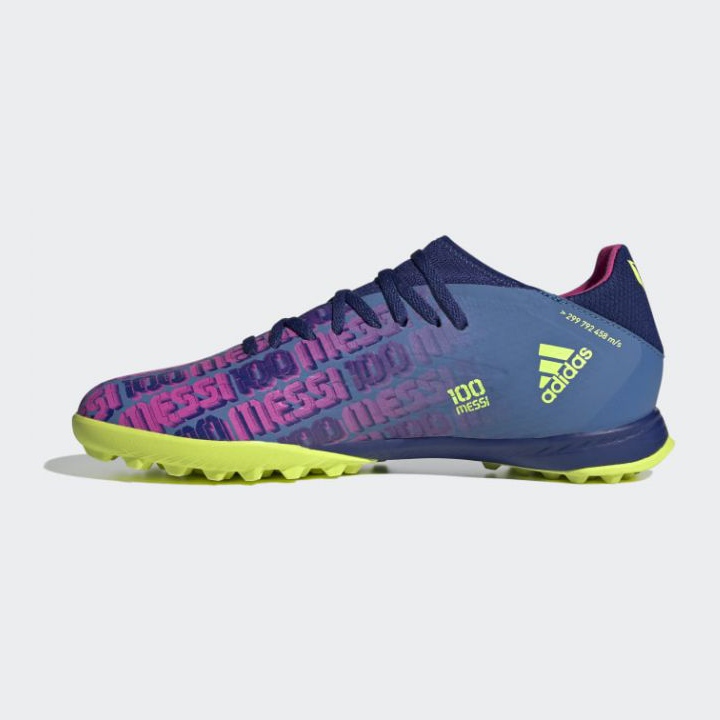 Adidas X Speedflow Messi.3 Tf M FY6896 futballcipő navy blue, sokszínű kék és sötétkék 2
