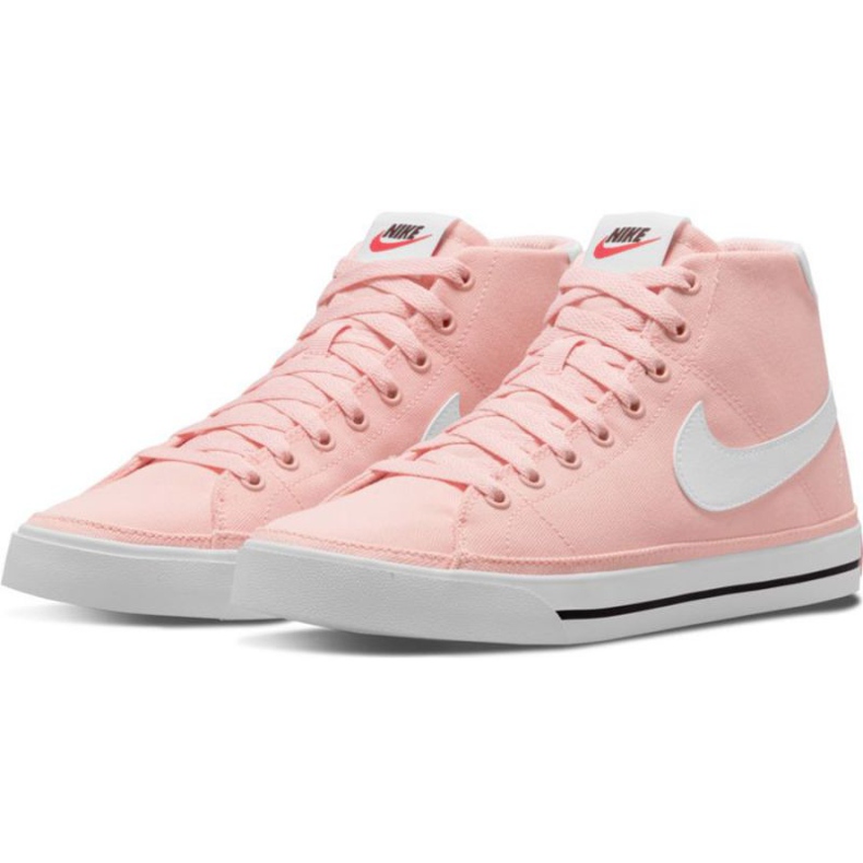 Nike Court Legacy Mid Canvas W DD0161 800 cipő rózsaszín 1