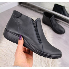 Kényelmes, szigetelt bőrcsizma W Helios 642 szürke 1 Kényelmes, szigetelt bőrcsizma W Helios 642 szürke 1