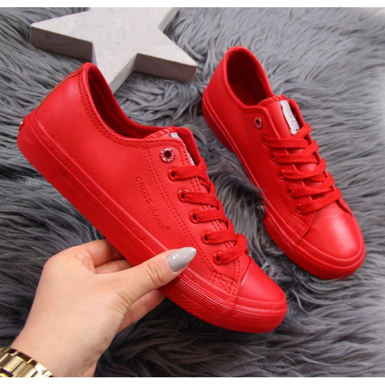 BM Cross Jeans W DD2R4032 piros cipő 1