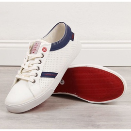 Alacsony ökobőr cipők Cross Jeans M II1R4005C fehér 1