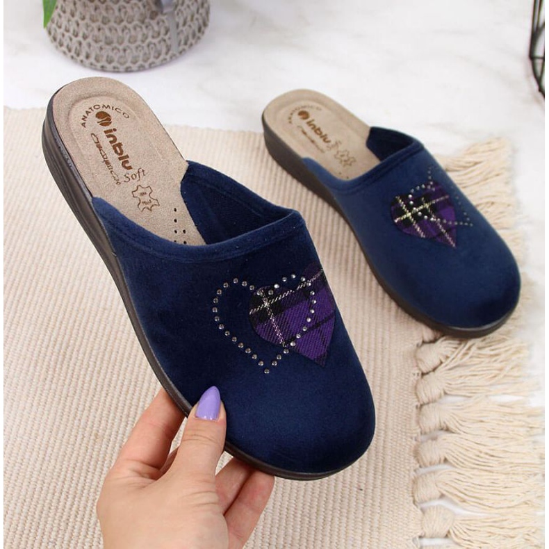 Otthoni papucs Inblu W ARC1 sötétkék 1