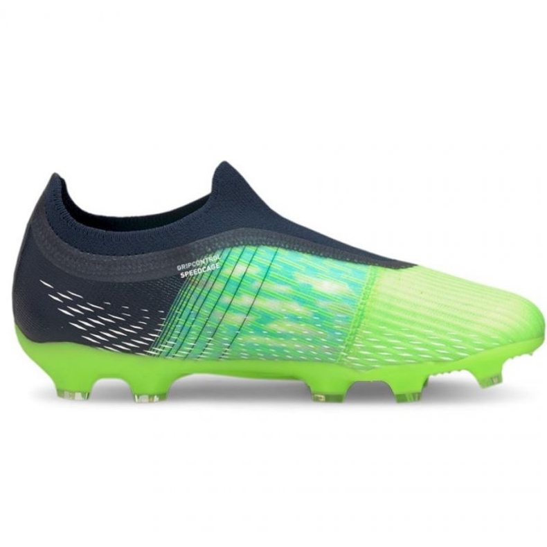 Puma Ultra 3.3 Fg Ag Jr 106529 03 futballcipő sokszínű zöld 1