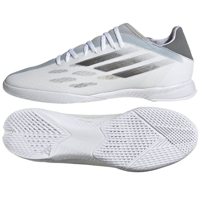 Adidas X Speedflow.3 In M FY3301 futballcipő fehér fehér 1 Adidas X Speedflow.3 In M FY3301 futballcipő fehér fehér 1