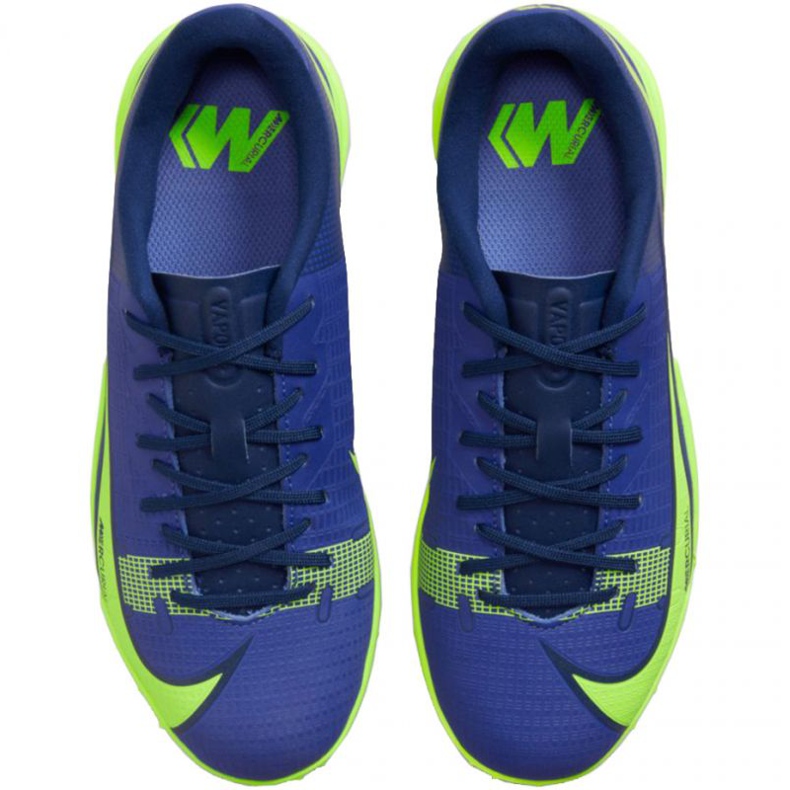 Nike Mercurial Vapor 14 Academy Tf Jr CV0822 474 futballcipő kékeszöld kék 1 Nike Mercurial Vapor 14 Academy Tf Jr CV0822 474 futballcipő kékeszöld kék 1