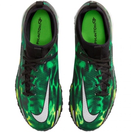 Nike Phantom GT2 Academy Df Tf Sw Jr DM0741 003 futballcipő zöld, többszínű zöld 1