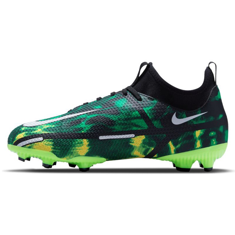 Nike Phantom GT2 Academy Df Sw Mg Jr DM0742-003 futballcipő sokszínű zöld 1