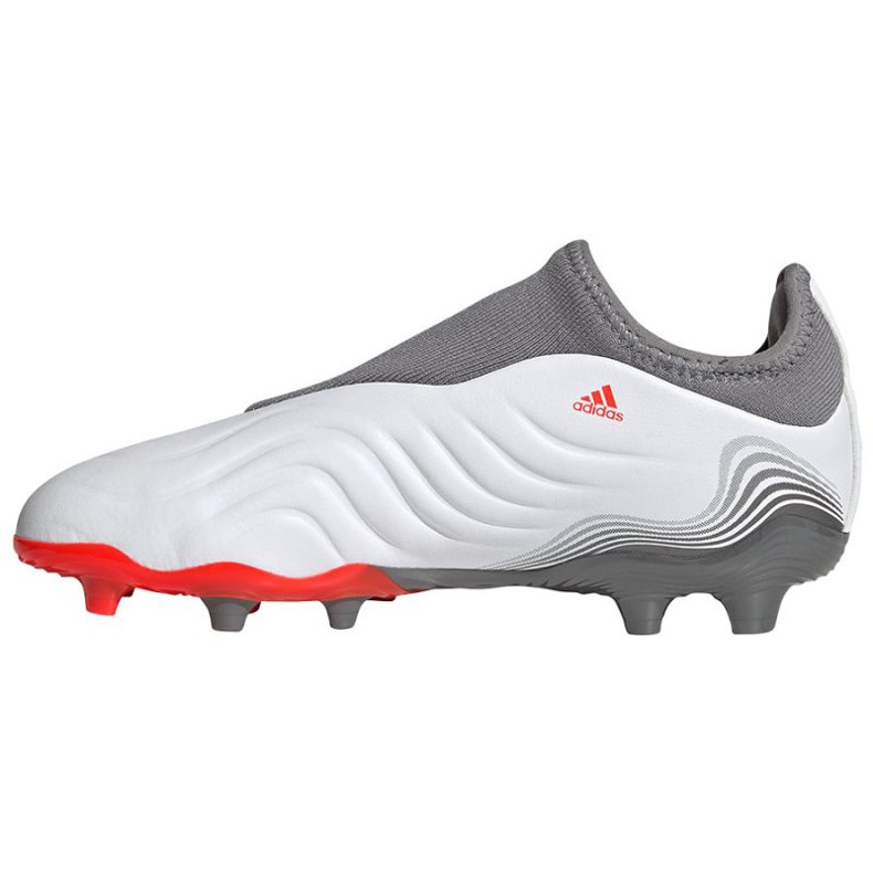 Adidas Copa Sense.3 Ll Fg Jr FY6155 futballcipő szürke, fehér fehér 1