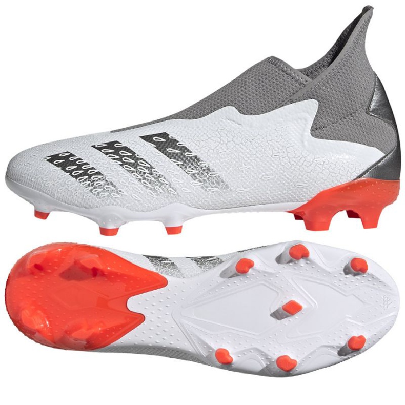 Adidas Predator Freak.3 Ll Fg M FY6293 futballcipő szürke, fehér fehér 1