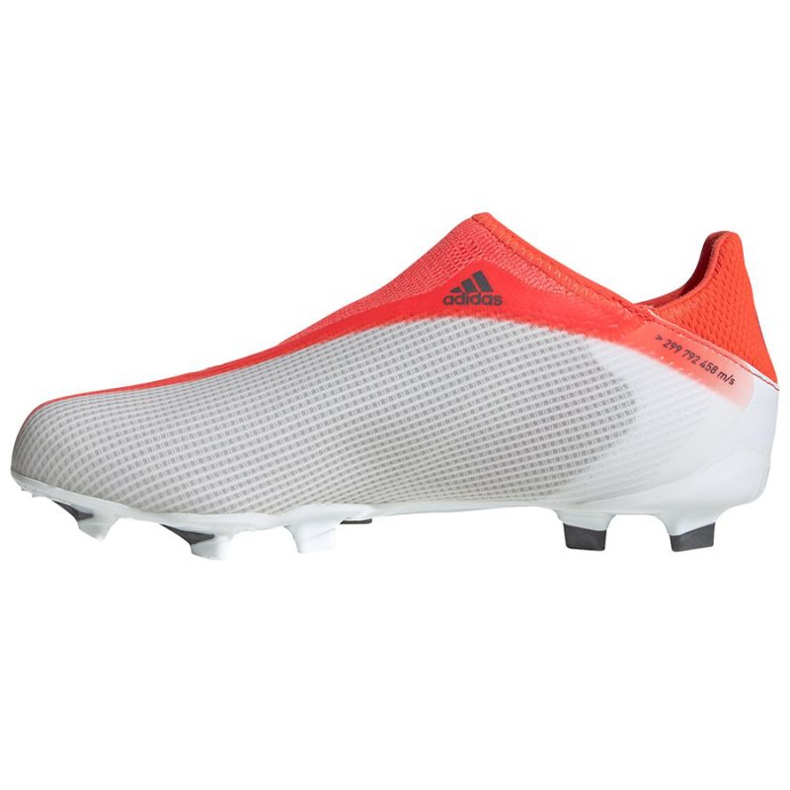 Adidas X Speedflow.3 Ll Fg Jr FY3256 futballcipő piros, fehér-szürke narancs és vörös 1