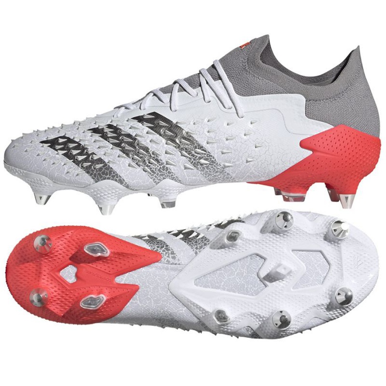 Adidas Predator Freak.1 L Sg M FY6268 focicipő fehér fehér 1