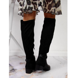 Fekete csizma Filippo W PAW302 blokkon 2