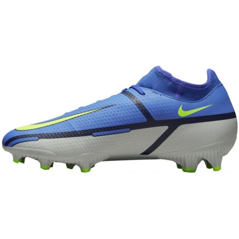 Nike Phantom GT2 Academy Df FG / MG M DC0797 570 futballcipő kékes szürke kék 1
