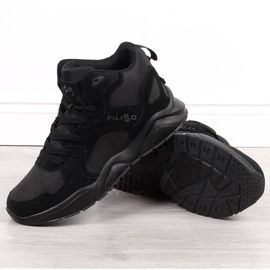 Fekete Filippo M PAW305 magas tornacipő 1