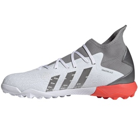 Adidas Predator Freak.3 Tf M FY6309 futballcipő szürke, fehér szürke 1