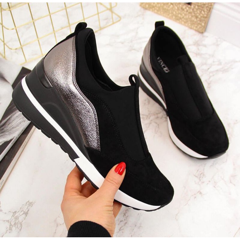 Wedge tornacipő W Vinceza WM790B fekete 1