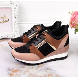 Wedge Snakers W Vinceza JAN61 fekete sokszínű 2