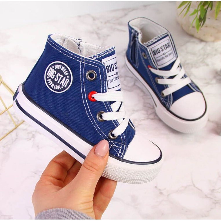 Cipzáras tornacipő Big Star Jr HH374085 sötétkék 1