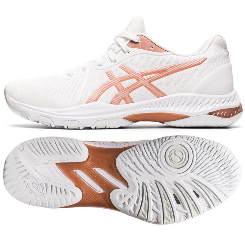 Asics Netburner Ballistic Ff 2 W 1052A033 102 röplabda cipő fehér fehér 1