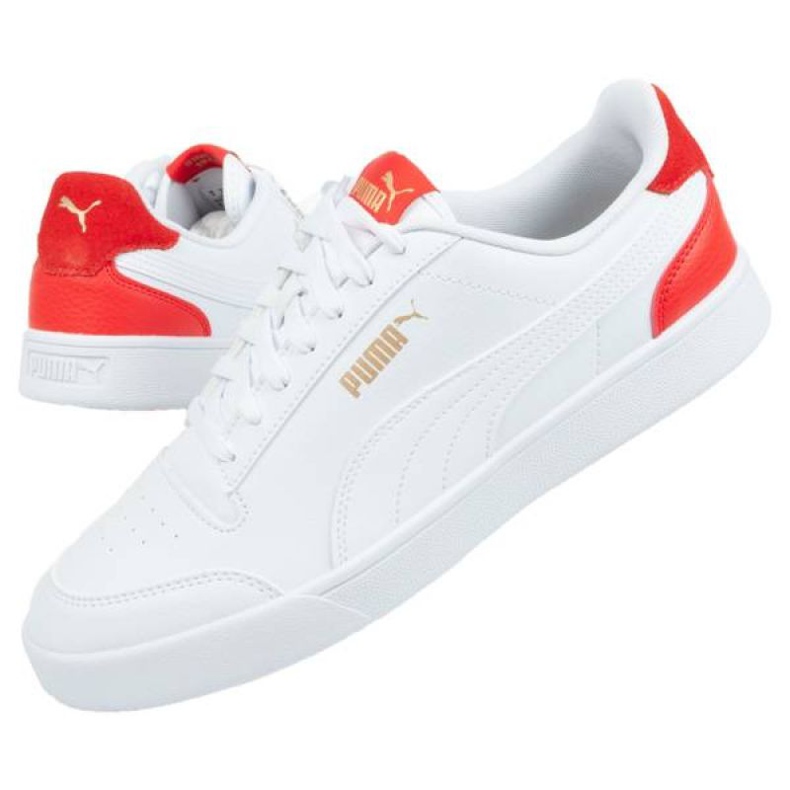Puma Shuffle M 309668 06 fehér piros 1 Puma Shuffle M 309668 06 fehér piros 1