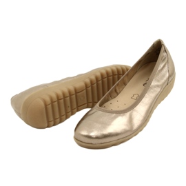 Caprice Balerina Taupe Metallic 9-22161-28 bézs sokszínű aranysárga 6