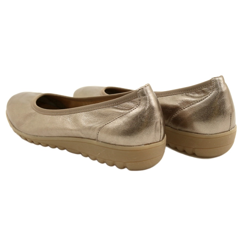 Caprice Balerina Taupe Metallic 9-22161-28 bézs sokszínű aranysárga 8