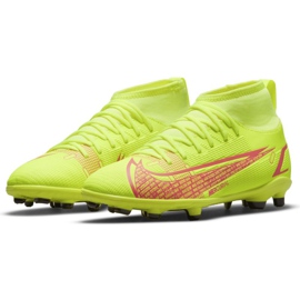 Nike Mercurial Superfly 8 Club Mg Jr CV0790-760 futballcipő zöld zöld 1 Nike Mercurial Superfly 8 Club Mg Jr CV0790-760 futballcipő zöld zöld 1