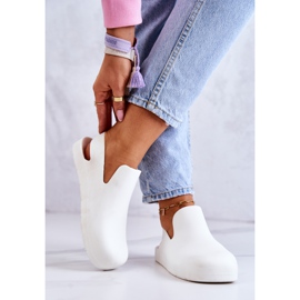 FS1 Divatos fehér Meriko gumipapucsok 2