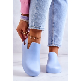 FS1 Divatos kék Meriko gumipapucsok 2