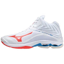 Beltéri cipő Mizuno Wave Lightning Z6 Mid V1GA200525 fehér fehér 1