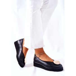 Balerina cipő a platformon Maciejka fekete 5315B-01 1 Balerina cipő a platformon Maciejka fekete 5315B-01 1