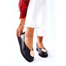 Balerina cipő a platformon Maciejka fekete 5315B-01 4 Balerina cipő a platformon Maciejka fekete 5315B-01 4