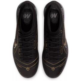 Nike Mercurial Superfly 8 Academy Ic M DJ2875 007 futballcipő fekete fekete 1