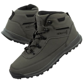 HENLEYS Travis M 418 Charcoal csizma szürke zöld 1